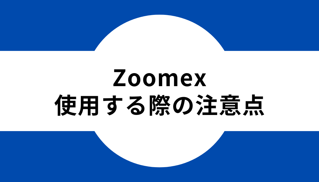 Zoomex_注意点
